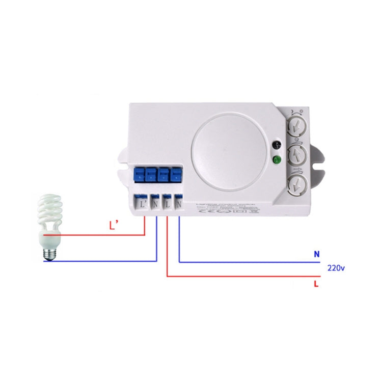 เซ็นเซอร์สวิตช์เหนี่ยวนำไมโครเวฟอัจฉริยะ 5.8G สวิตช์ตรวจจับเรดาร์, 5.8G Radar Sensing Switch