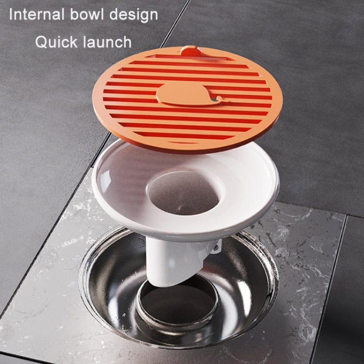 Sewer Deodorant Magnetic Suction Floor Drain Cover, ขนาด:, 3cm (White), 3cm (Orange), 3cm (Green)