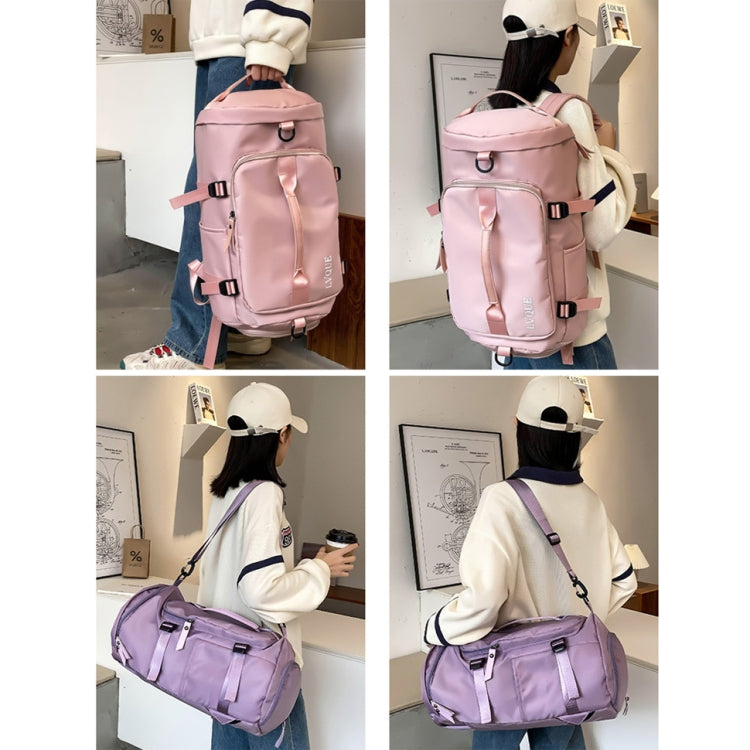 375 กระเป๋าเป้เดินทางสะพายข้างกันน้ำและทนต่อการสึกหรอขนาดใหญ่, สีดำ, Fog Blue, สีฟ้า, Taro Purple, Charming Purple, Cherry Pink, สีชมพูอ่อน, Jelly Green