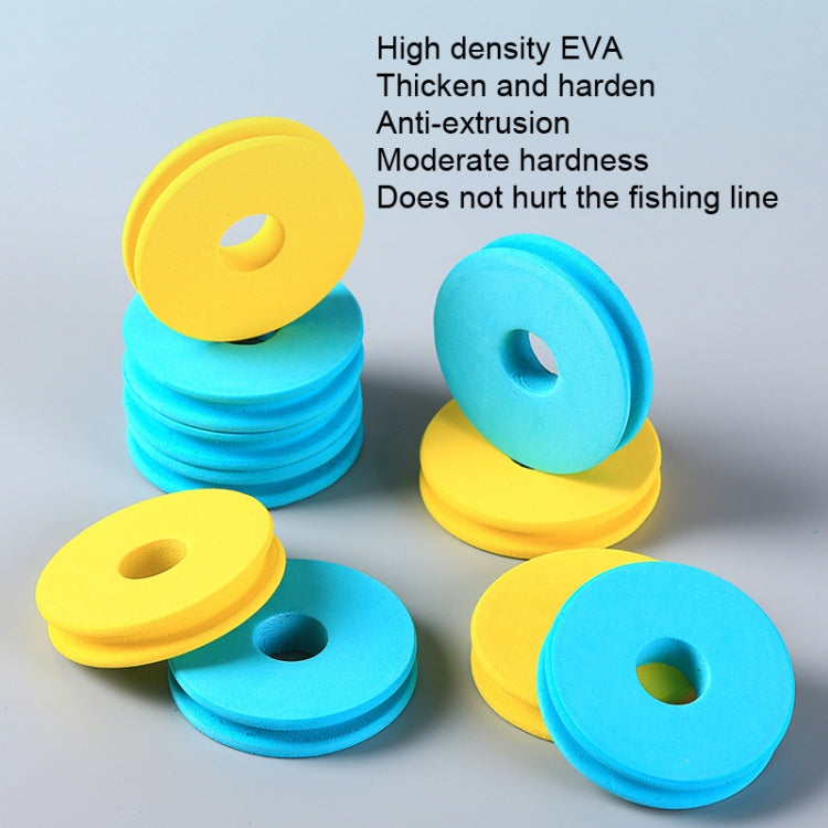 100 PCS ZX07 Foam Main Spool Reinforced Reel อุปกรณ์ตกปลา, Foam Main Spool Blue, Foam Main Spool Yellow