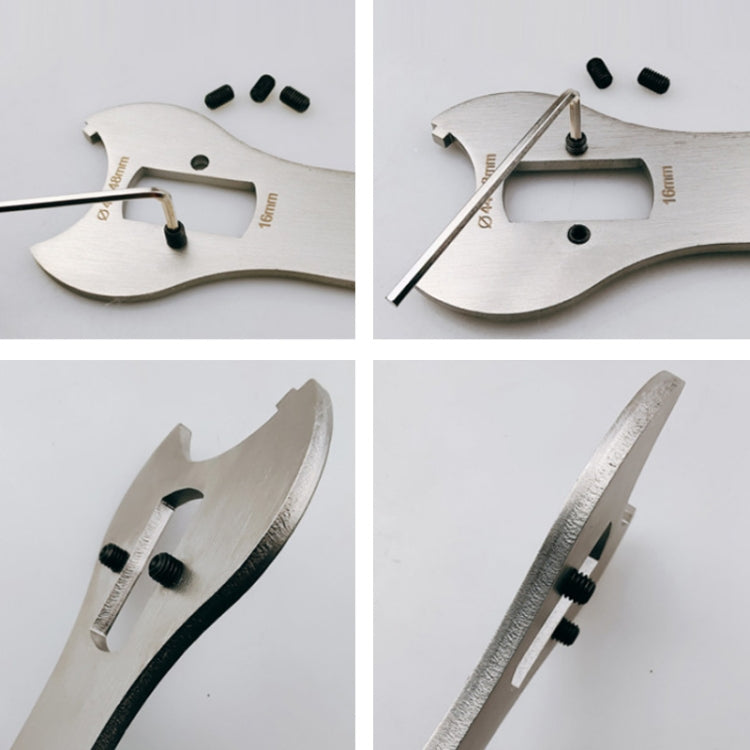 BIKERSAY เครื่องมือถอดเพลาจักรยาน Tail Hook Wrench Repair เครื่องมือ, GK-FK02