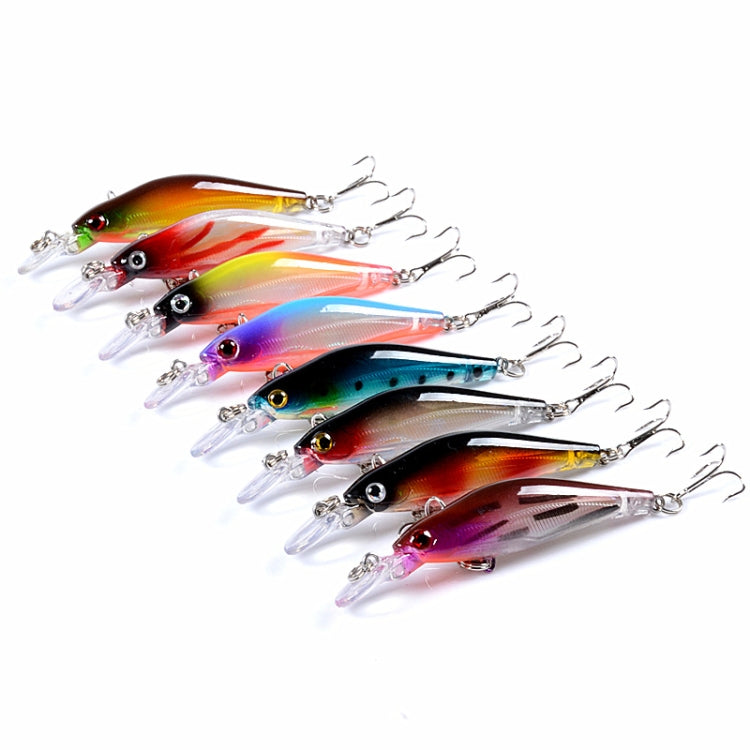 5 PCS M0137 8cm/6.3g Submerged Mino Roadrunner Bait Bionic เหยื่อพลาสติกแข็ง, M0137 1, M0137 3, M0137 4, M0137 5, M0137 7, M0137 8
