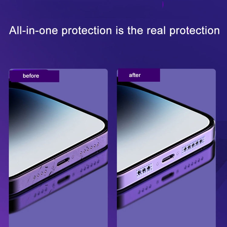 5 ชุด Soft Hydrogel Film Speaker Dust Net สำหรับ iPhone 14 iPhone 13 iPhone 12 Series ข้อมูลจำเพาะ:, 2pcs/set, 2pcs/set With Dust Plugs