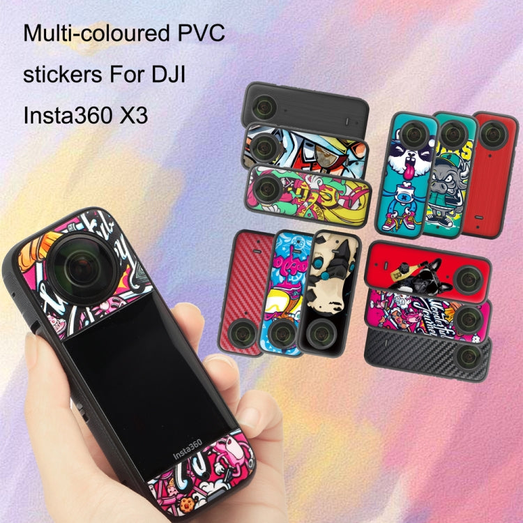Sunnylife IST-TZ485 สำหรับ DJI Insta360 X3 Panoramic กล้อง PVC Protection Scraper Film สติกเกอร์