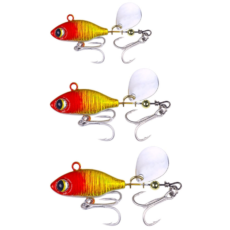 HENGJIA เหยื่อปลอม VIB จมอยู่ใต้น้ำ เหยื่อเลื่อม, 4.8cm 7g, 5.2cm 10g, 5.8cm 14g