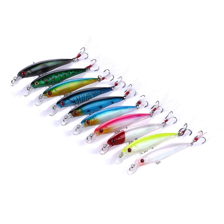 HENGJIA MI094 เหยื่อปลอมเลเซอร์จำลองเหยื่อตกปลาสร้อย, 1, 2, 3, 4, 5, 6, 7, 8, 9, 10, 10 Colors Boxed