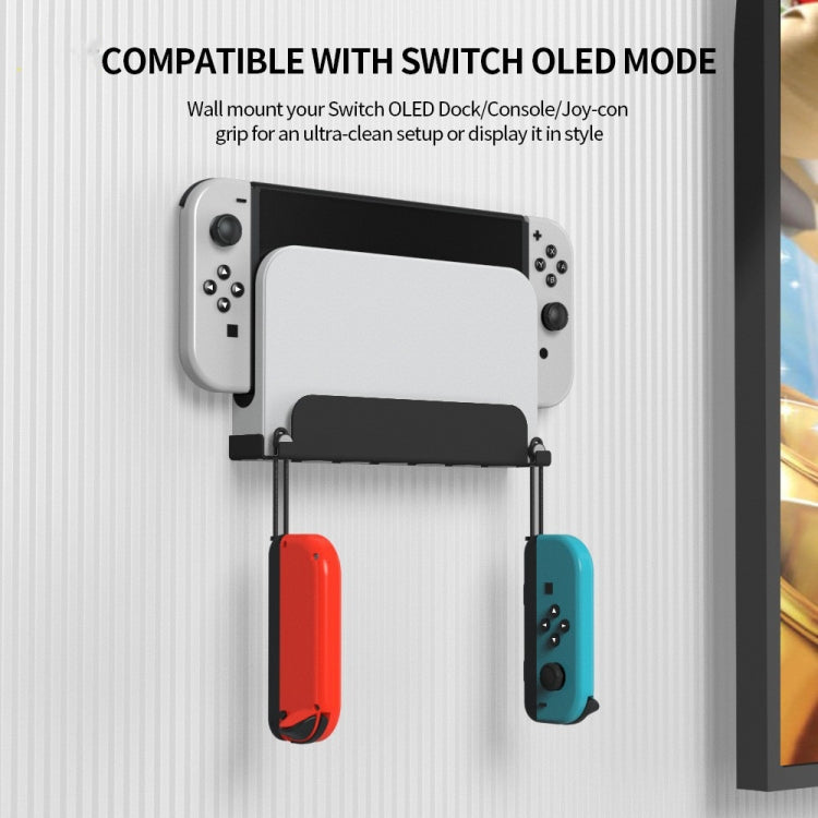 สำหรับคอนโซลเกม Switch OLED JYS ตัวยึดแขวนผนัง, Iron Black