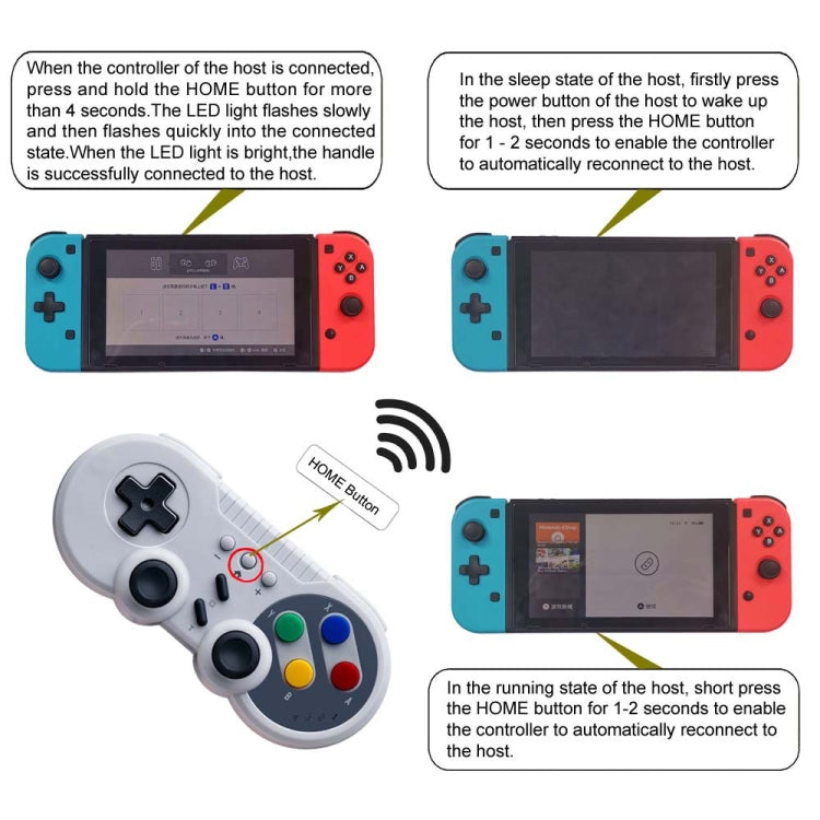 8580 สำหรับ Nintendo Switch Mini Game Console Motion Sensing Wireless Controller