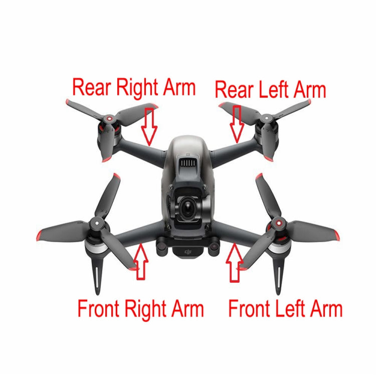สำหรับ DJI FPV Drone Arm Parts อะไหล่สำรอง, Spec:, Left Front, Left Rear, Right Rear