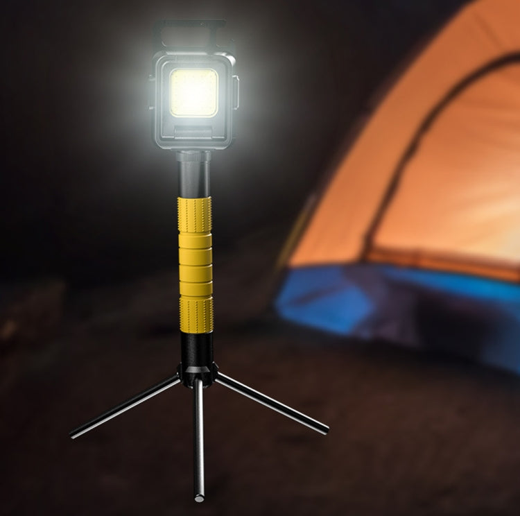 ไฟฉาย COB สองด้าน Mini Keychain Light Camping Light, Without Stand, With Stand
