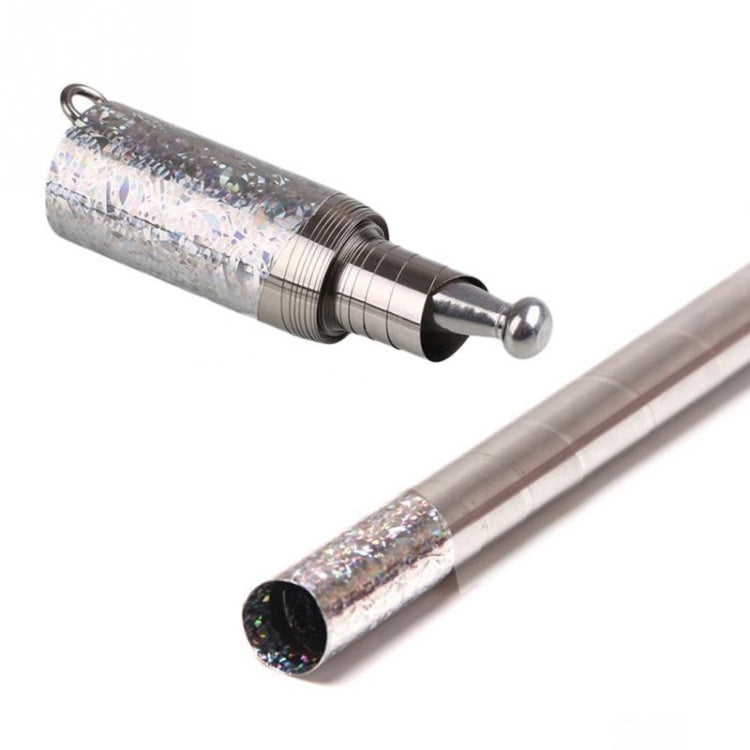 3 PCS ความยาว 110 ซม. Magic Props Stick แท่งยางยืดโลหะสีเงิน, Metal Elastic Stick