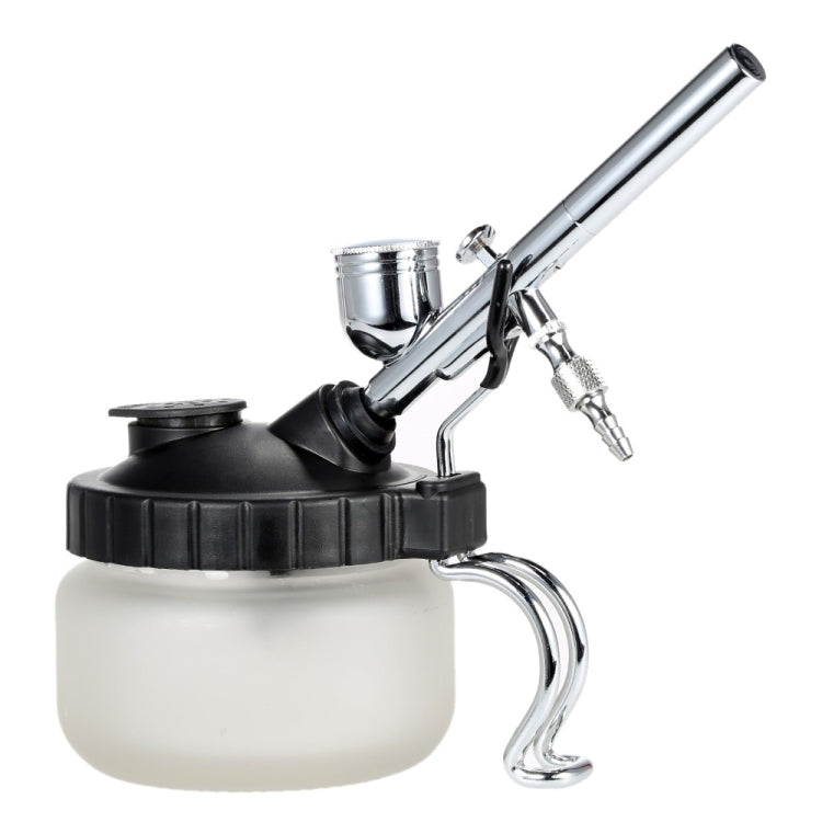 มัลติฟังก์ชั่น Airbrush ทำความสะอาดหม้อรุ่น Air ปั๊มสีสเปรย์เครื่องมือเก็บขยะขวดผู้ถือปากกา, 304ml Air Pump Spray Paint Bottle