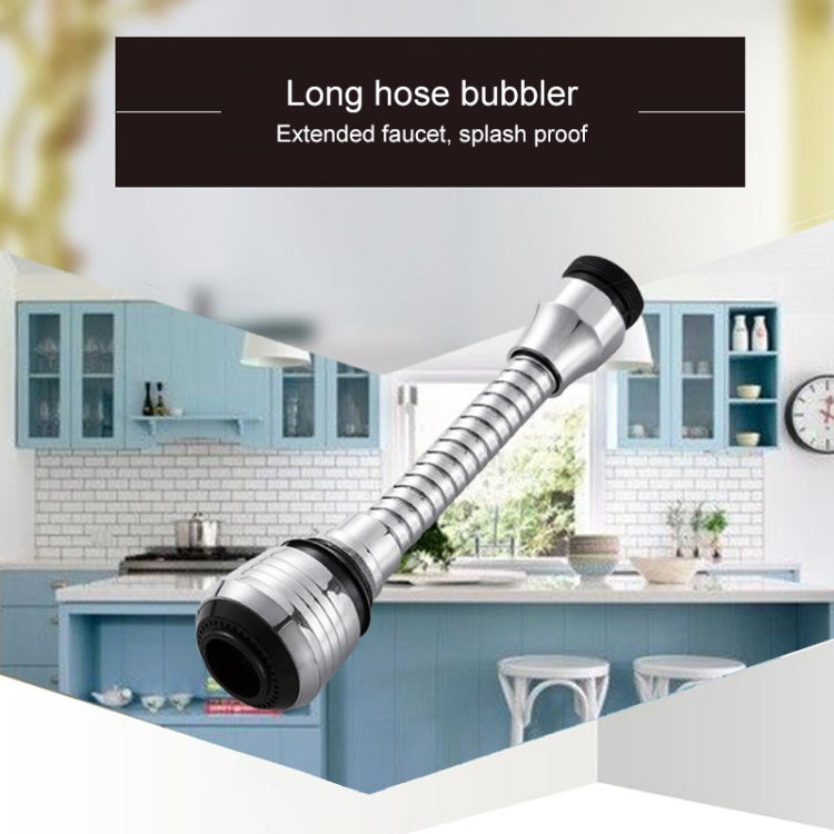 360 องศาหมุนอุปกรณ์ครัวยาวน้ำ Bubbler กรองน้ำประหยัดเครื่องเติมอากาศหัวฉีดแตะ, Long Water Bubbler Filter