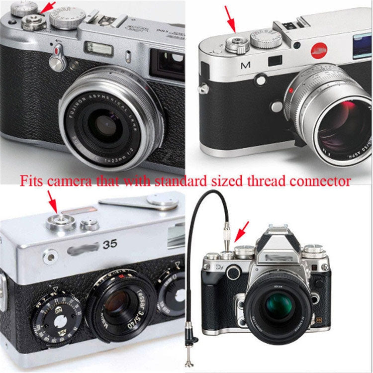 ชัตเตอร์กลไก 100 ซม. สำหรับ Fujifilm X100S / X20 / X-E1 / Leica M9 Universal ชัตเตอร์