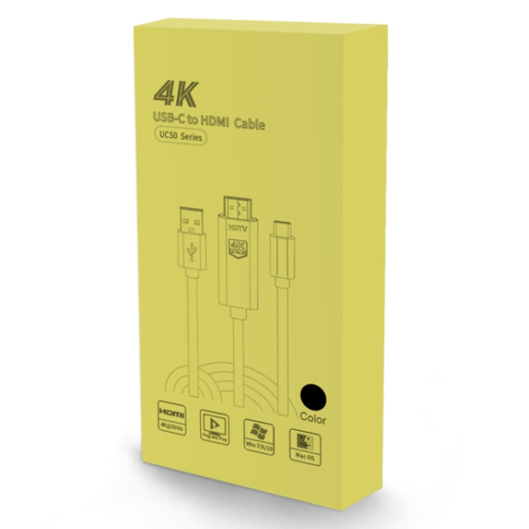 UC505 สาย USB-C / Type-C 4K 30Hz HDTV, UC505