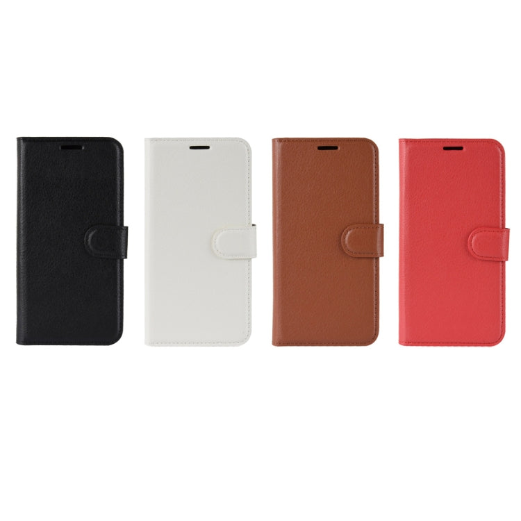ซองหนังพลิกแนวนอนเนื้อลิ้นจี่สำหรับ Xiaomi Redmi 6A พร้อมกระเป๋าสตางค์และที่วางและช่องเสียบการ์ด, For Redmi 6A