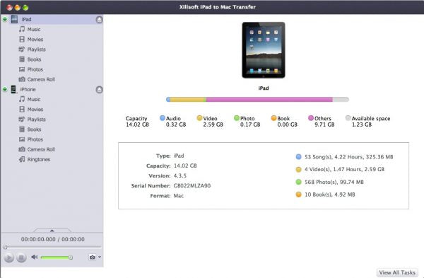 Xilisoft iPad to Mac Transfer 5.7 Full Version Final for Mac