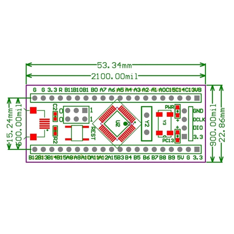 LDTR-WG0158 STM32F103C8T6 บอร์ดพัฒนา STM32