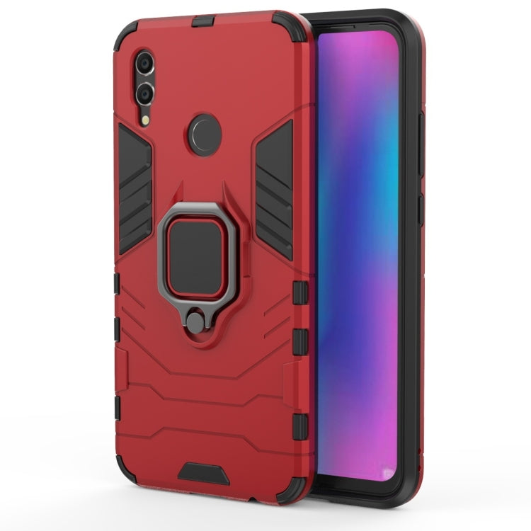 เคสกันกระแทก PC + TPU พร้อมตัวยึดแหวนแม่เหล็กสำหรับ Huawei Honor 10 Lite