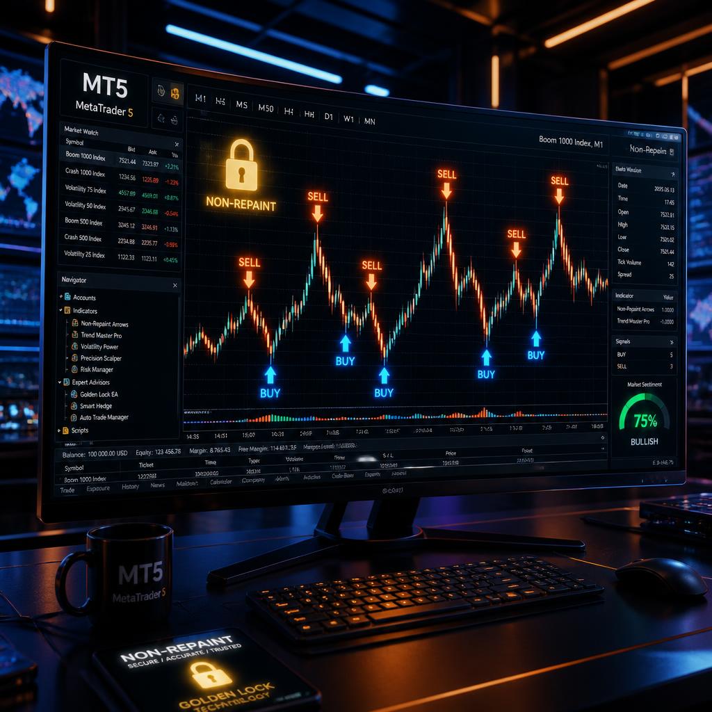 Boom and Crash MT5 Indicator Non-Repaint Trading System