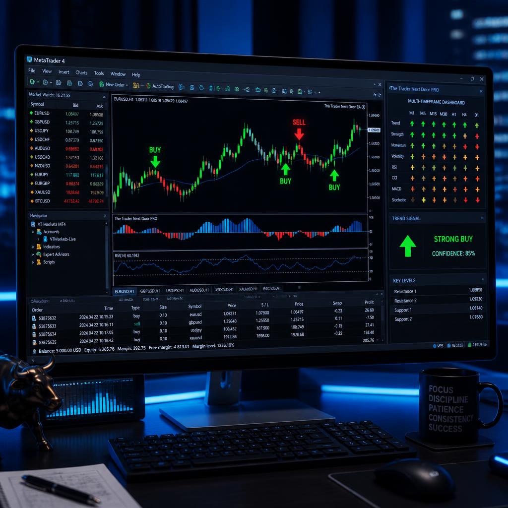 NanoTrader FX Indicator Professional Trading System for MT4 Platform