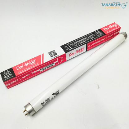 หลอดนีออน 10 วัตต์ ความยาว 33 cm. แสงเดย์ไลท์ หลอดไฟฟลูออเรสเซนต์ หลอดสั้น ยี่ห้อ Dai-shida (ไดชิด้า)