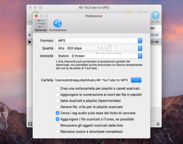 4K YouTube to MP3 3.13 Final for macOS