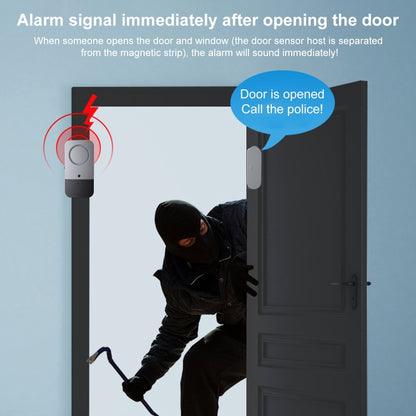ประตูหน้าต่าง Magnetic Sensor Anti-entry Security Alarm