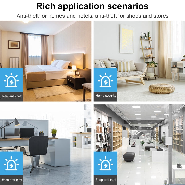 ประตูหน้าต่าง Magnetic Sensor Anti-entry Security Alarm