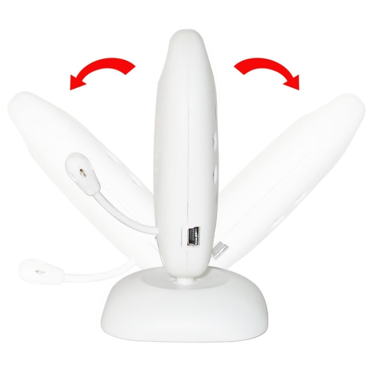 VB601 2.0 นิ้วหน้าจอ LCD Baby Monitor แบบพกพาที่ไม่ยุ่งยาก, รองรับการพูดคุยสองทาง, Night Vision, VB601