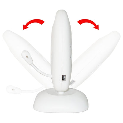 VB601 2.0 นิ้วหน้าจอ LCD Baby Monitor แบบพกพาที่ไม่ยุ่งยาก, รองรับการพูดคุยสองทาง, Night Vision, VB601