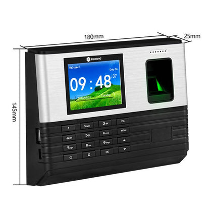 เครื่องบันทึกเวลาด้วยลายนิ้วมือ Realand AL355 พร้อมหน้าจอสีขนาด 2.8 นิ้ว และฟังก์ชันบัตรประจำตัวประชาชน และ WiFi, AL355