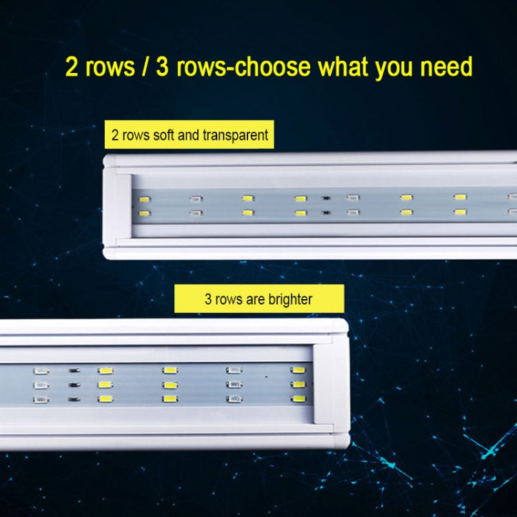 XY-30K พิพิธภัณฑ์สัตว์น้ำ ตู้ปลาแก้ว LED โคมไฟยึดน้ำ, ปลั๊ก US, XY-30K