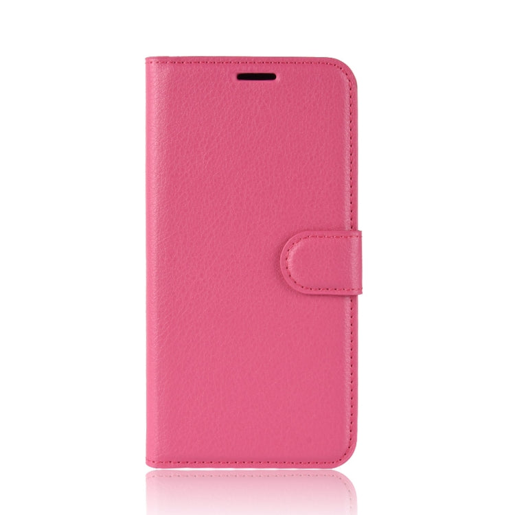 ซองหนังพลิกแนวนอนเนื้อลิ้นจี่สำหรับ Asus Zenfone Max Pro (M1) ZB601KL พร้อมกระเป๋าสตางค์และที่วางและช่องเสียบการ์ด, For Zenfone Max Pro (M1) ZB601KL
