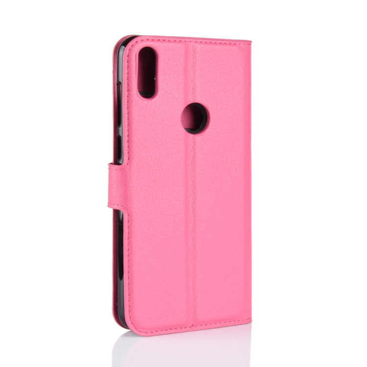 ซองหนังพลิกแนวนอนเนื้อลิ้นจี่สำหรับ Asus Zenfone Max Pro (M1) ZB601KL พร้อมกระเป๋าสตางค์และที่วางและช่องเสียบการ์ด, For Zenfone Max Pro (M1) ZB601KL