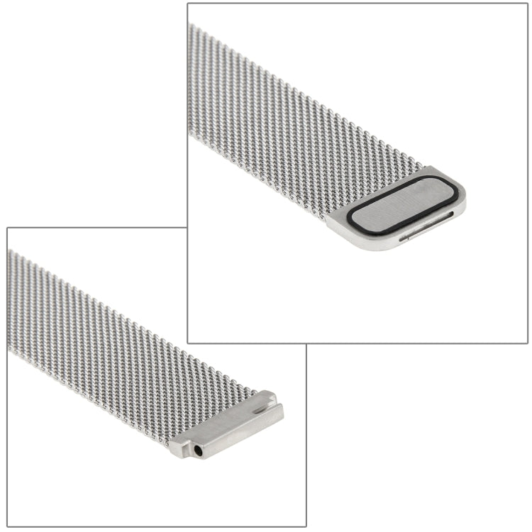 18 มม.Magnetic Milanese Loop สแตนเลสแม่เหล็กปิดล็อคสายรัดข้อมือสำหรับ Huawei Watch Band 5, Milanese Loop