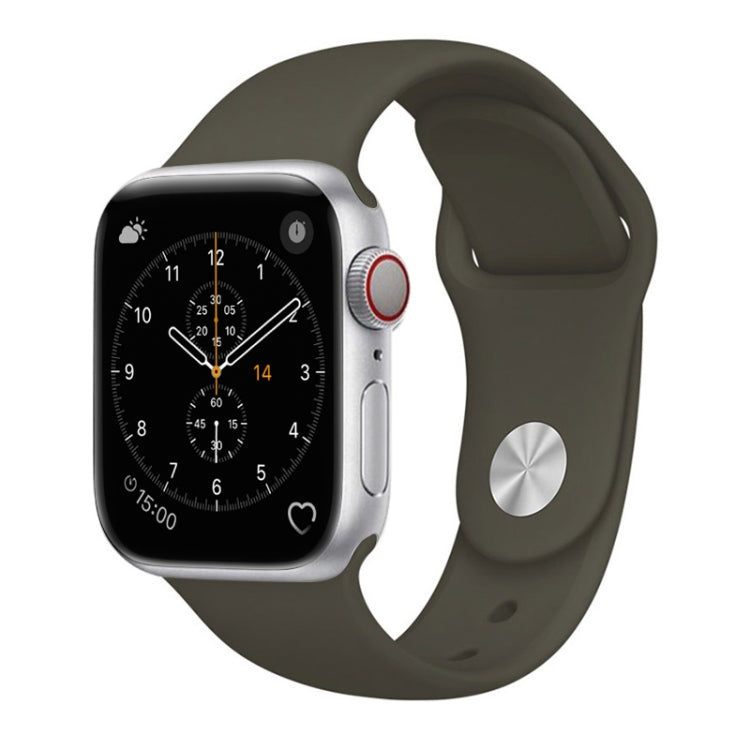 สำหรับ Apple Watch Series 3 & 2 & 1 38 มม.แฟชั่นสไตล์เรียบง่ายซิลิโคนสายรัดข้อมือ, For 38mm