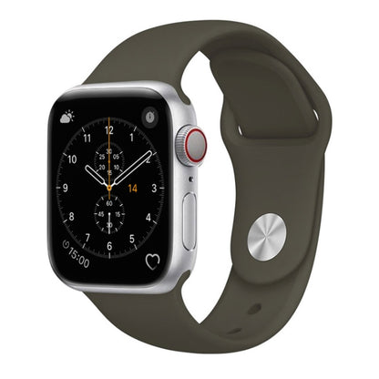 สำหรับ Apple Watch Series 3 & 2 & 1 38 มม.แฟชั่นสไตล์เรียบง่ายซิลิโคนสายรัดข้อมือ, For 38mm