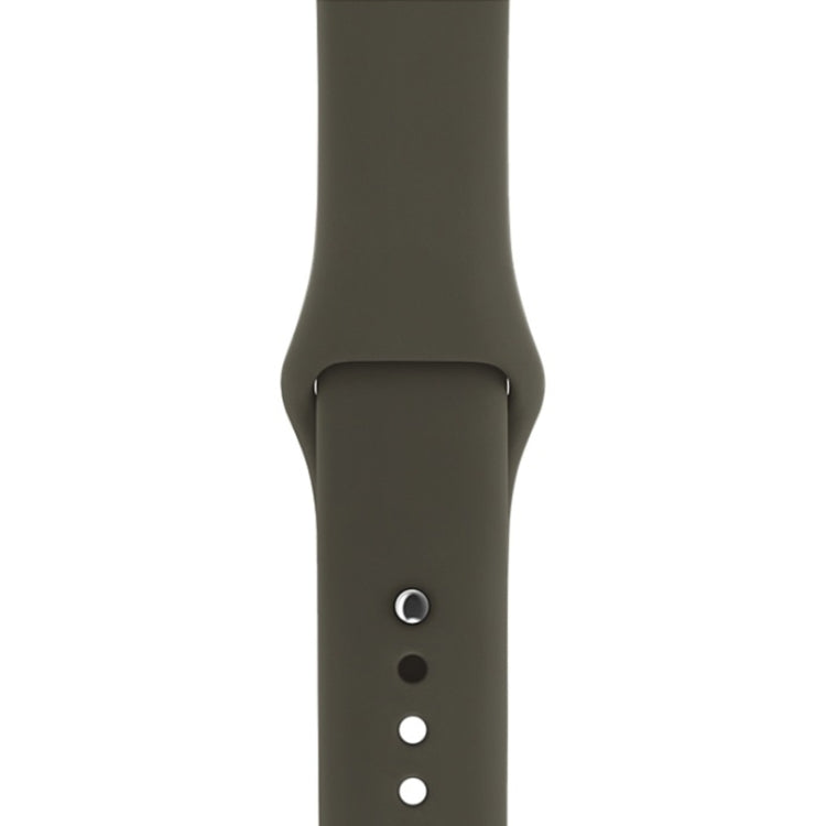 สำหรับ Apple Watch Series 3 & 2 & 1 38 มม.แฟชั่นสไตล์เรียบง่ายซิลิโคนสายรัดข้อมือ, For 38mm