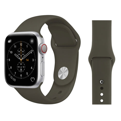 สำหรับ Apple Watch Series 3 & 2 & 1 38 มม.แฟชั่นสไตล์เรียบง่ายซิลิโคนสายรัดข้อมือ, For 38mm