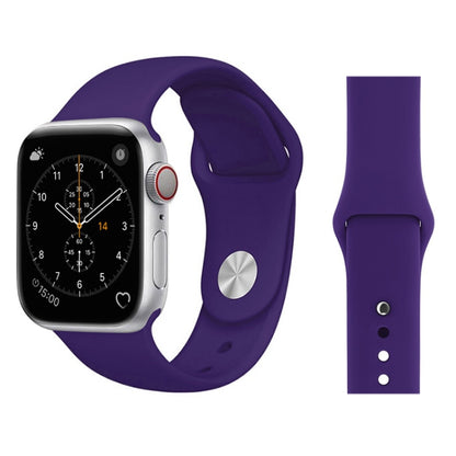 สำหรับ Apple Watch Series 3 & 2 & 1 38 มม.แฟชั่นสไตล์เรียบง่ายซิลิโคนสายรัดข้อมือ, For 38mm