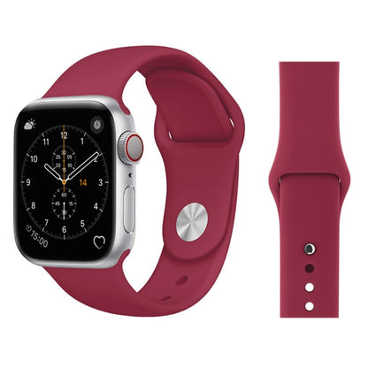 สำหรับ Apple Watch Series 3 & 2 & 1 38 มม.แฟชั่นสไตล์เรียบง่ายซิลิโคนสายรัดข้อมือ, For 38mm