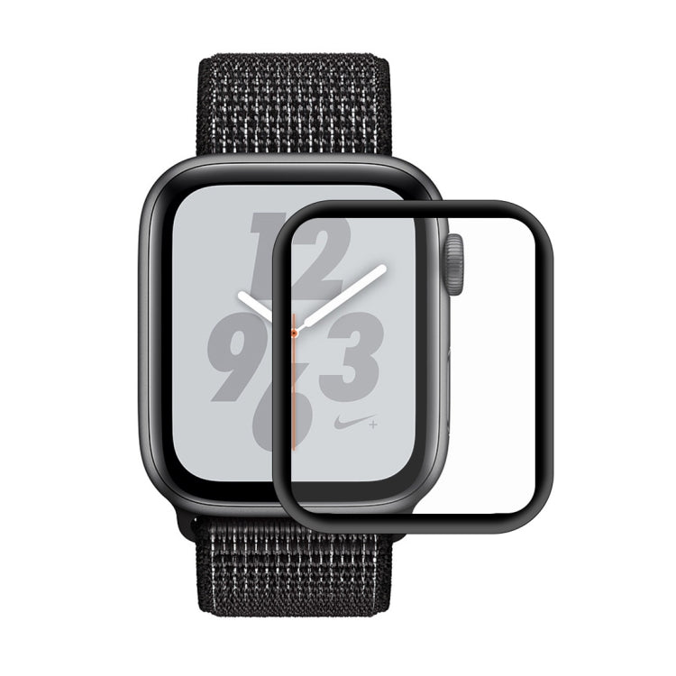 ENKAY Hat-Prince 3D เต็มหน้าจอไฟฟ้า PET โค้งความร้อนดัด HD ป้องกันหน้าจอสำหรับ Apple Watch Series 4 44mm, For Apple Watch Series 6 / 5 / 4 / Watch SE 44mm