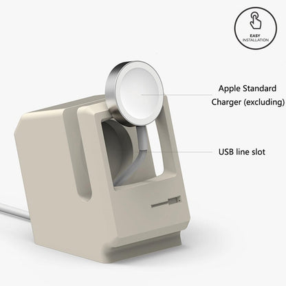 ซิลิกาเจลสไตล์ย้อนยุค Apple Watch แท่นชาร์จแท่นยึดสถานี