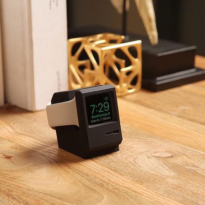ซิลิกาเจลสไตล์ย้อนยุค Apple Watch แท่นชาร์จแท่นยึดสถานี