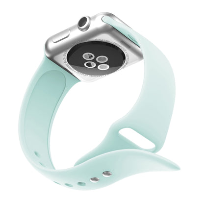 สายนาฬิกาซิลิโคนแบบหมุดคู่สำหรับ Apple Watch Series 3 & 2 & 1 42mm, Apple Watch 42mm