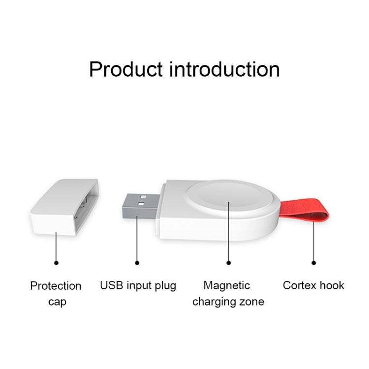 A3 Universal Portable Qi Standard Magnetic Wireless Charger สำหรับ Apple Watch Series 4 & 3 & 2 & 1