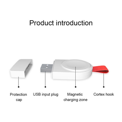 A3 Universal Portable Qi Standard Magnetic Wireless Charger สำหรับ Apple Watch Series 4 & 3 & 2 & 1