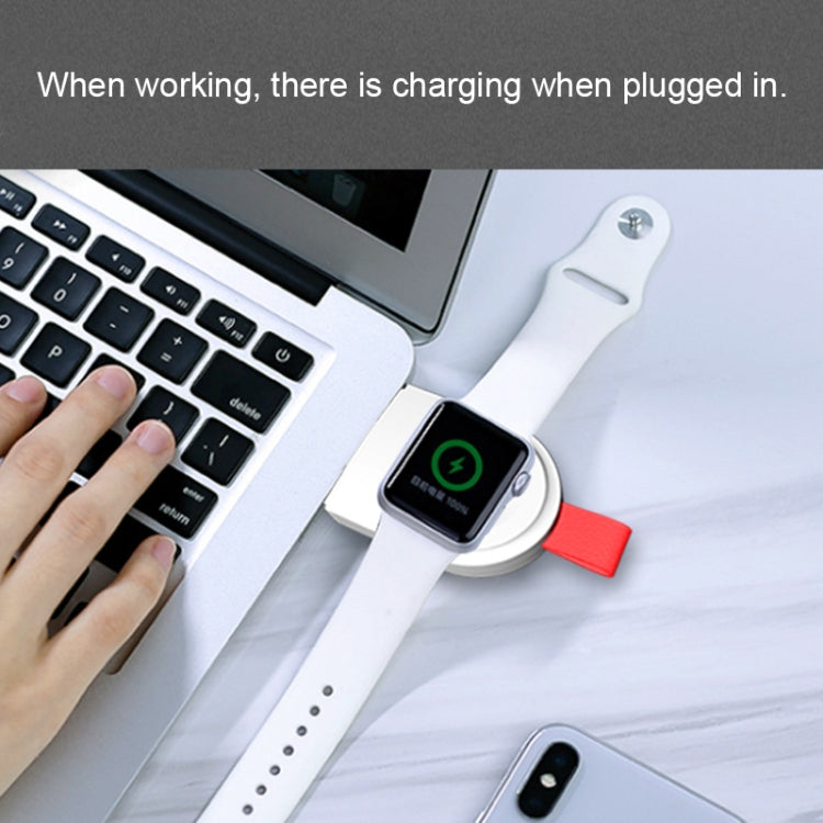A3 Universal Portable Qi Standard Magnetic Wireless Charger สำหรับ Apple Watch Series 4 & 3 & 2 & 1