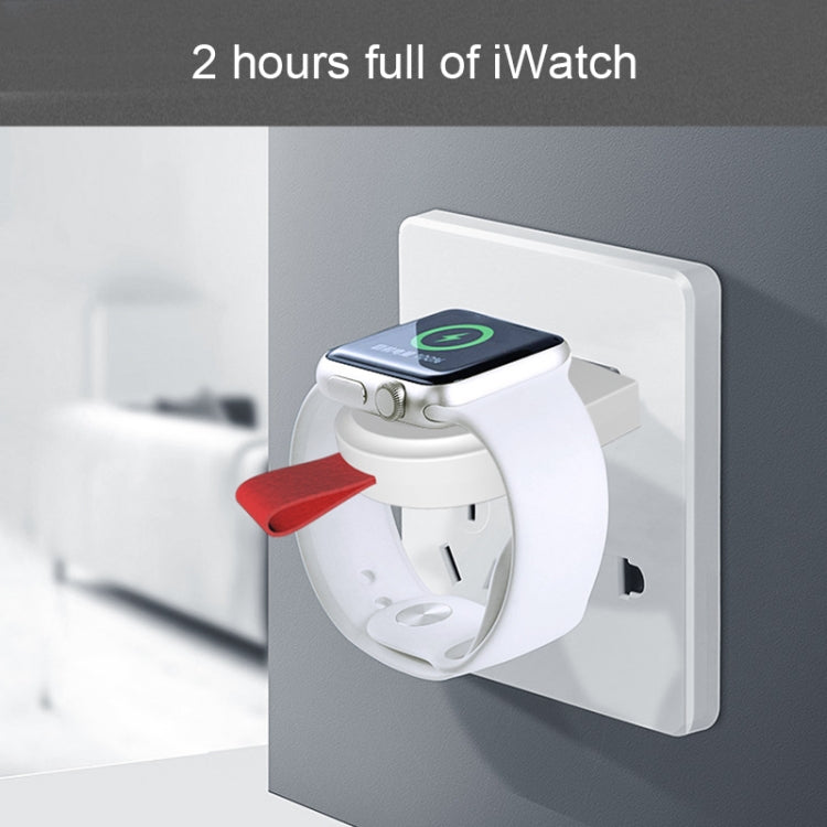 A3 Universal Portable Qi Standard Magnetic Wireless Charger สำหรับ Apple Watch Series 4 & 3 & 2 & 1